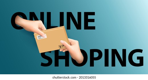 Advertising products and  ​transportation services through applications shopping online from seller to buyer. Concept convenient, easy, fast, safe, complete product trading for vector illustration