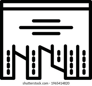 Advertising and promo good line  icons