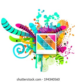 Advertising and promotion vector background for business poster.
