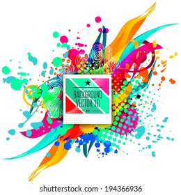 Advertising and promotion vector background for business poster.