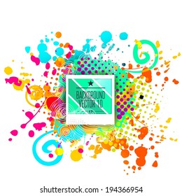 Advertising and promotion vector background for business poster.