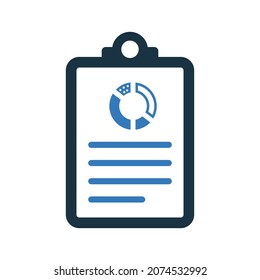 Advertising, report icon. Simple editable vector illustration.