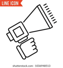 advertising services vector icon