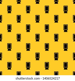 Advertising signs pattern seamless vector repeat geometric yellow for any design