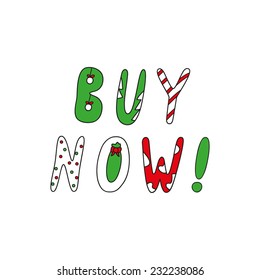 Advertising slogan buy now