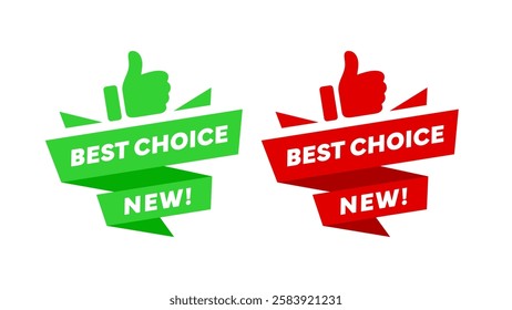 Advertising sticker best choice. Best choice badge