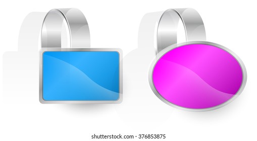 advertising sticker. Vector illustration