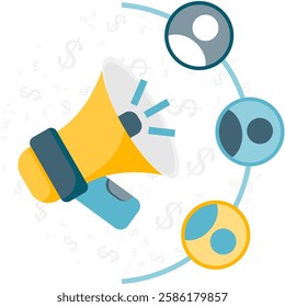 Advertising target audience, campaign illustrations and brand promotions