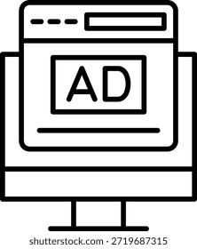 Icono de Vector publicitario. Se puede utilizar para aplicaciones de impresión, móviles y de Web.