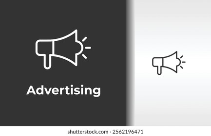 Advertising Vector, Icon Or Logo Sign Isolated Symbol Illustration