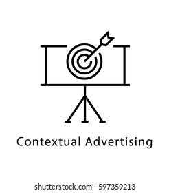 Advertising Vector line Icon 