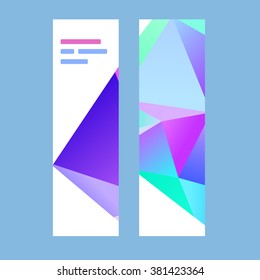 Advertisment design element for web-site, app or presentation