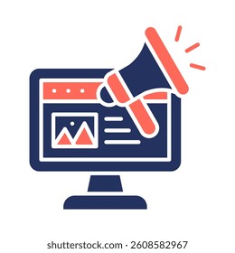 Advertsing Icon Element for Design