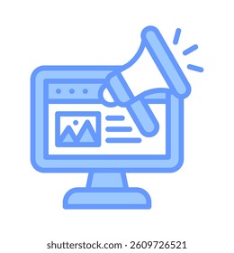 Advertsing Icon Element for Design