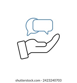 Leitfaden für Ratschläge Symbol. Einfache Elementgrafik. Leitbild des Beratungskonzepts Symboldesign.