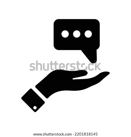 Advice, counsel, edification icon. Black vector graphics.