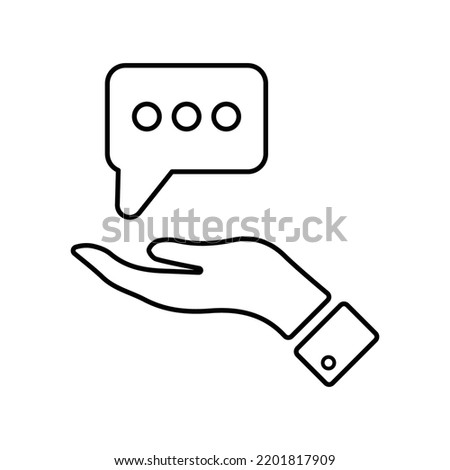 Advice, counsel, edification outline icon. Line art vector.