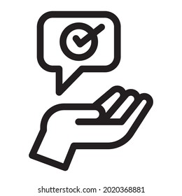 gráfico vectorial de ilustración de icono de asesoramiento