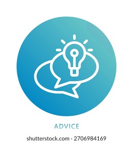 Ícone de Dica Ícone de Ilustração Mini. Use Para Conceitos Modernos, Impressão, Ui, Kit Ux, Desenvolvimento De Web E Aplicativos. Vetor Relacionado A Escritório, Educação, Exame E Muito Mais