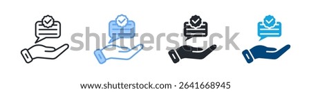 Advice Icon Set Multiple Style. Design In Outline, Blue, Glyph, Dualtone