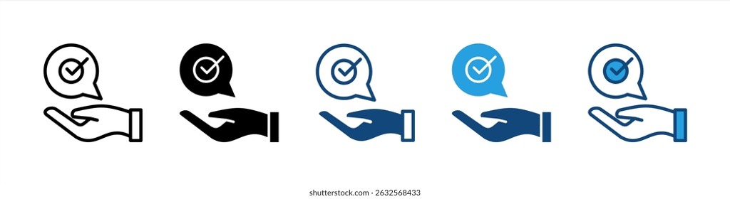 Advice icon sheet multiple style collection