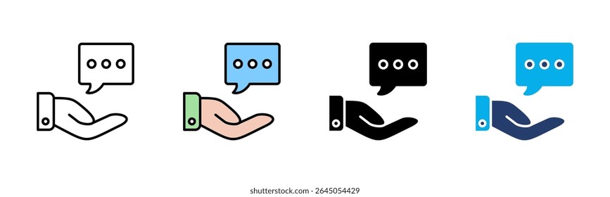 Advice icon sheet multiple style collection