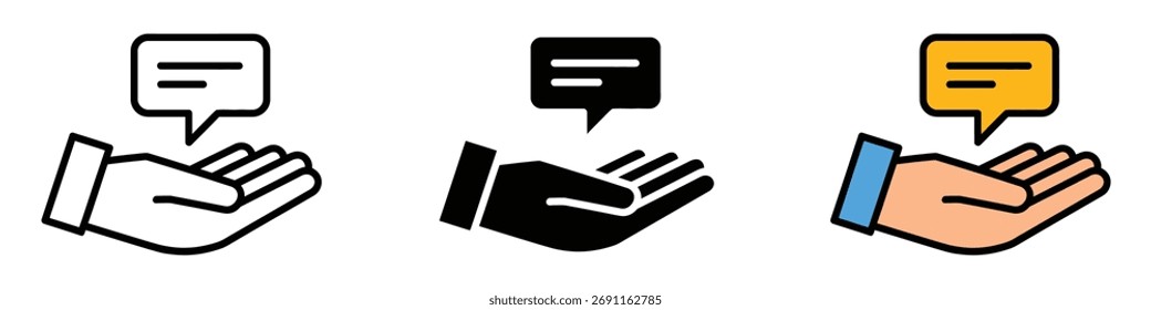 Advice icon vector. data driven decisions and enhanced communication symbol. vector illustration.