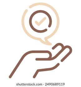 Advice icon for web, app, infographic, etc