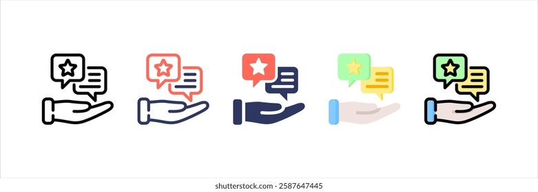 Advice Multi Style Icon Set