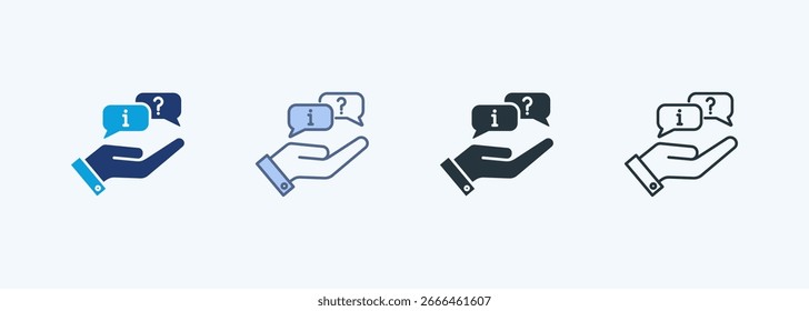 Coleção de Ícones de Vários Estilos de Aviso