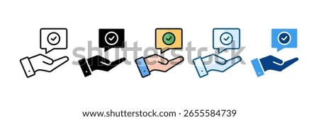 Advice Session Icon Set Multiple Style Collection