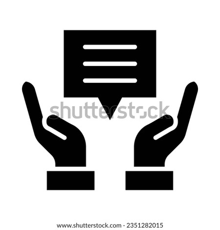 Advice Vector Glyph Icon For Personal And Commercial Use.
