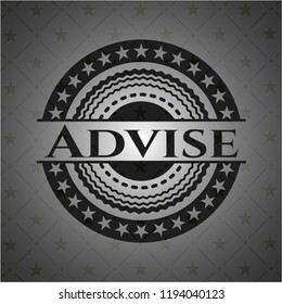 Advise dark icon or emblem