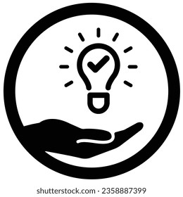 Advise icon. Someone is offering an idea or feedback to another.