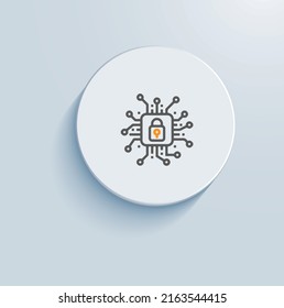 Diseño vectorial de iconos de asesoramiento y autenticación