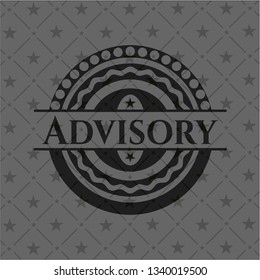 Advisory black badge