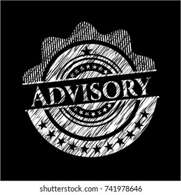 Advisory with chalkboard texture