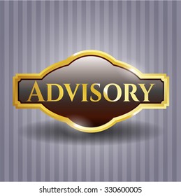 Advisory shiny badge