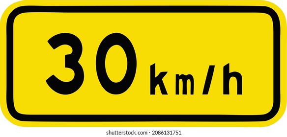 Advisory speed, Gallery of All Warning Signs, Road signs in China