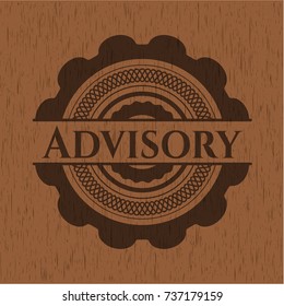 Advisory wood emblem