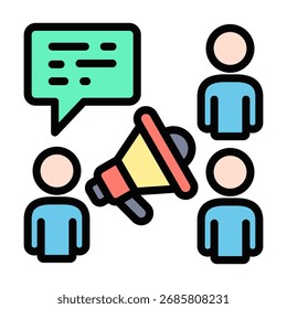 Advocacy Icon Element For Design
