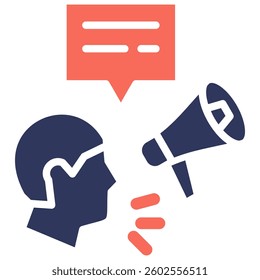 Advocacy Icon Element For Design And Vector