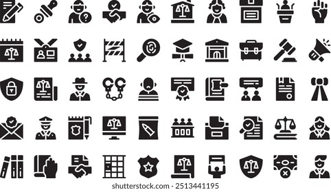 Advocacy icons High-Quality Vector Icons Collection with Editable Stroke. Ideal for Professional and Creative Projects.