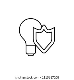 advocacy line icon. Element of insurance sign for mobile concept and web apps. Thin line advocacy icon can be used for web and mobile. Premium icon on white background