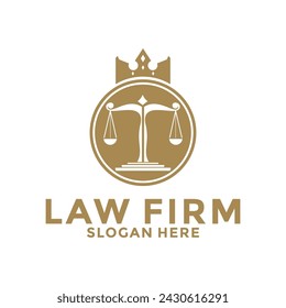 advocate and law firm logo vector, Justice, lawyer concept logo design template