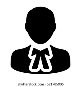 Advocate & Lawyer Icon - Profile Avatar Vector Illustration