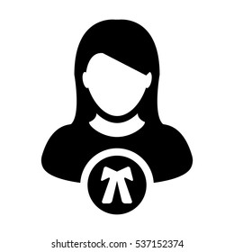 Advocate & Lawyer Person Profile Avatar Vector Icon illustration