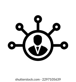 Adwords Campaign Flat Black Icon Isolate On White Background Vector Illustration | Seo Icons