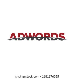 Adwords logotype. logo symbol letter