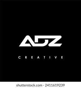 ADZ Letter Initial Logo Design Template Vector Illustration svg